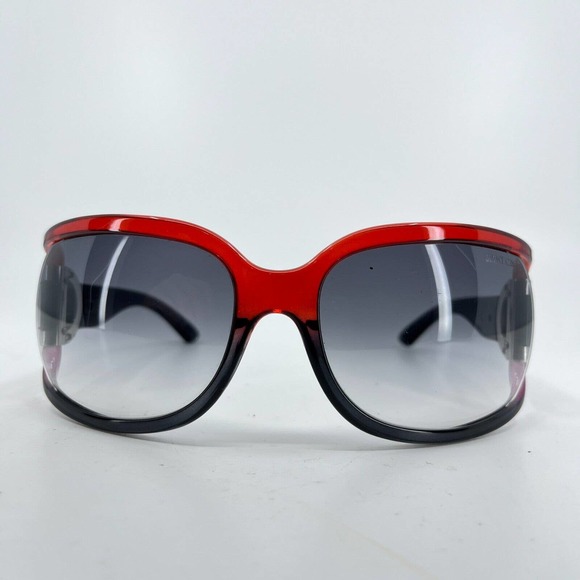 Jimmy Choo ROKA/S 0NQV 7V Dark Grey Red Butterfly Sunglasses 115MM H7174 main image 5